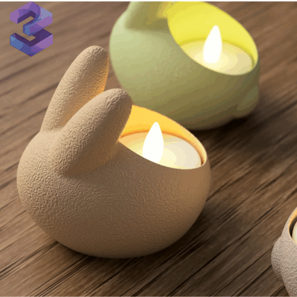 Easter Bunny LED Tealight Holder