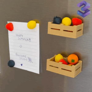 Fruit Box Fridge Magnet Set