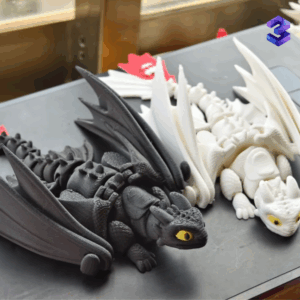 Toothless — Articulated Dragon With Foldable Wings