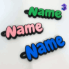 Custom Multicolor Name Keychain