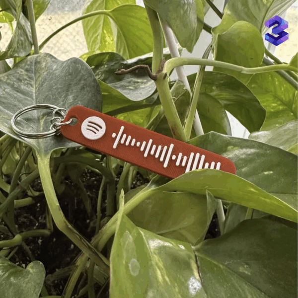 Custom Spotify Code Keychain – Your Song, Your Style