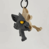 Wolf Skeleton Keychain