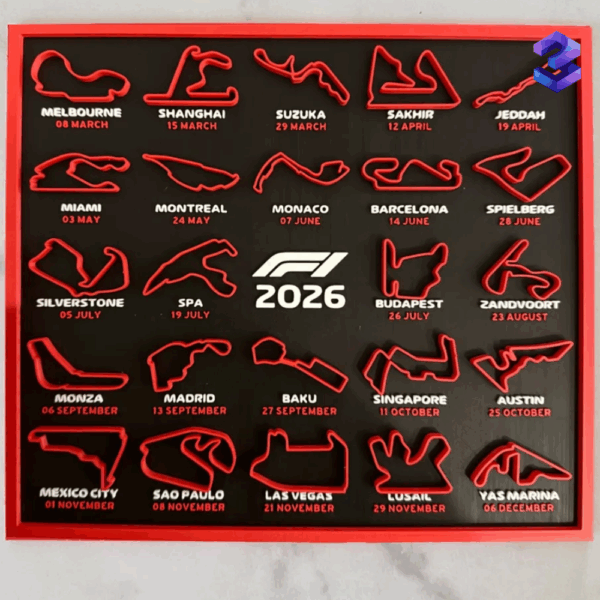 2026 Formula 1 Calendar F1