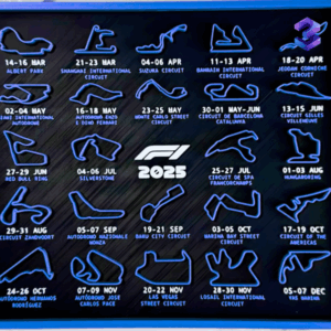 2025 Formula 1 Calendar