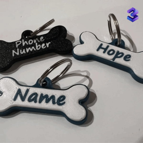 Custom Pet Dog Name Tag